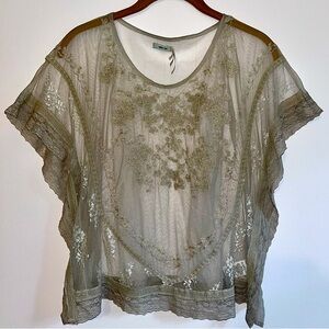 Urban Outfitters Sheer Top, Women’s XS